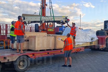 Отправка дробильно-сортировочного комплекса нашим партнерам
